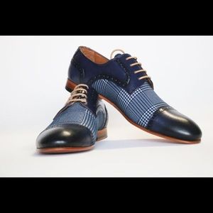 Men leather Oxford shoes